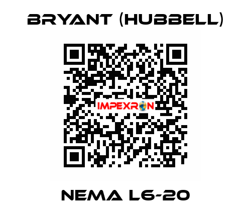 NEMA L6-20 Bryant (Hubbell)