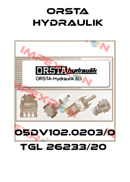 05DV102.0203/0  TGL 26233/20  Orsta Hydraulik