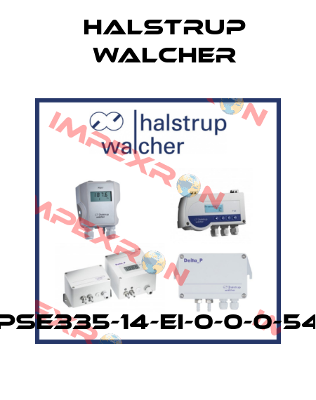 PSE335-14-EI-0-0-0-54 Halstrup Walcher