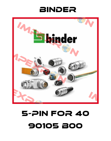 5-PIN for 40 90105 B00 Binder