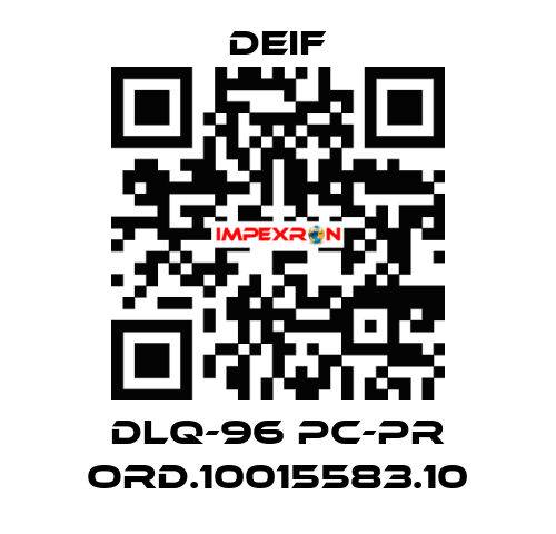 DLQ-96 pc-PR ord.10015583.10 Deif
