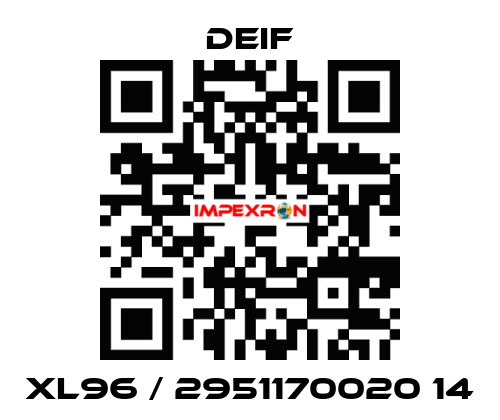 XL96 / 2951170020 14 Deif