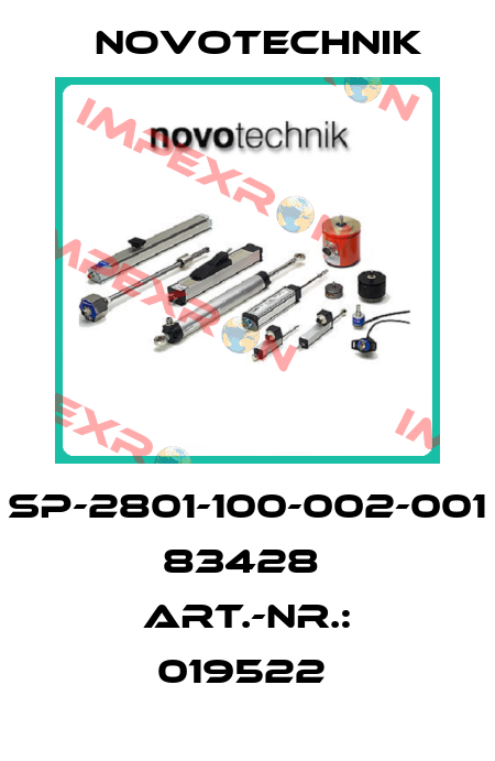 SP-2801-100-002-001 83428  ART.-NR.: 019522  Novotechnik