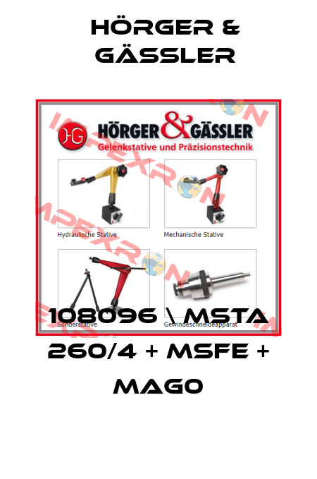 108096 \ MSTA 260/4 + MsFe + Mag0 Hörger & Gässler