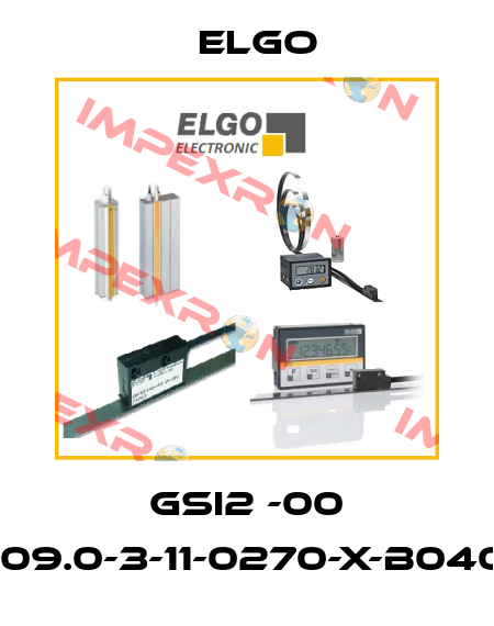 GSI2 -00 -09.0-3-11-0270-X-B040 Elgo