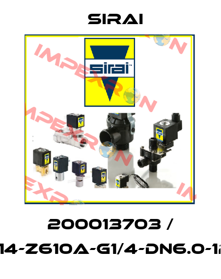 200013703 / L171V14-Z610A-G1/4-DN6.0-12VDC Sirai