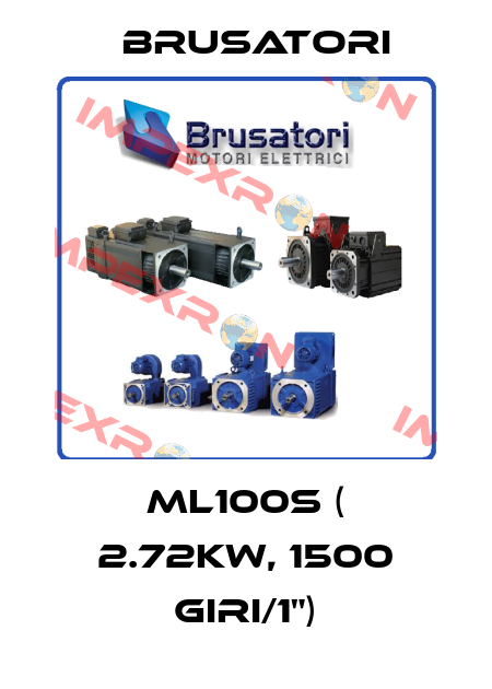 ML100S ( 2.72kW, 1500 giri/1") Brusatori
