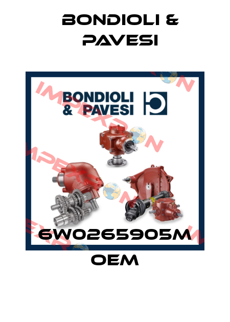 6W0265905M OEM Bondioli & Pavesi