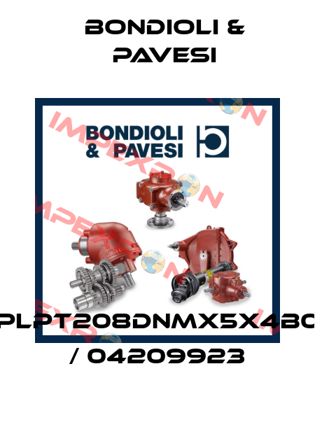HPLPT208DNMX5X4B00 / 04209923 Bondioli & Pavesi