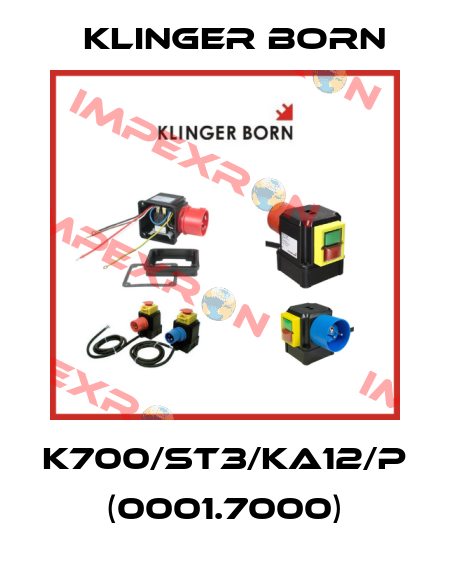 K700/ST3/KA12/P (0001.7000) Klinger Born