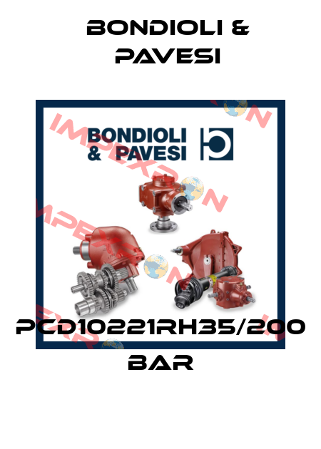 PCD10221RH35/200 Bar Bondioli & Pavesi