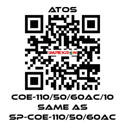 COE-110/50/60AC/10 same as SP-COE-110/50/60AC Atos