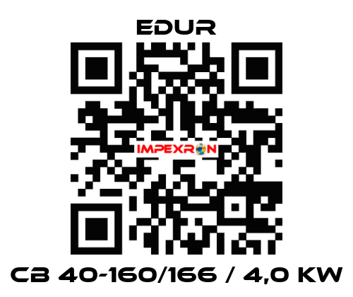 CB 40-160/166 / 4,0 KW Edur