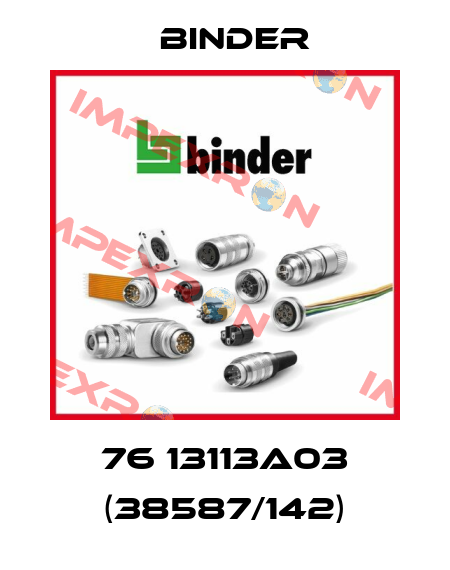 76 13113A03 (38587/142) Binder