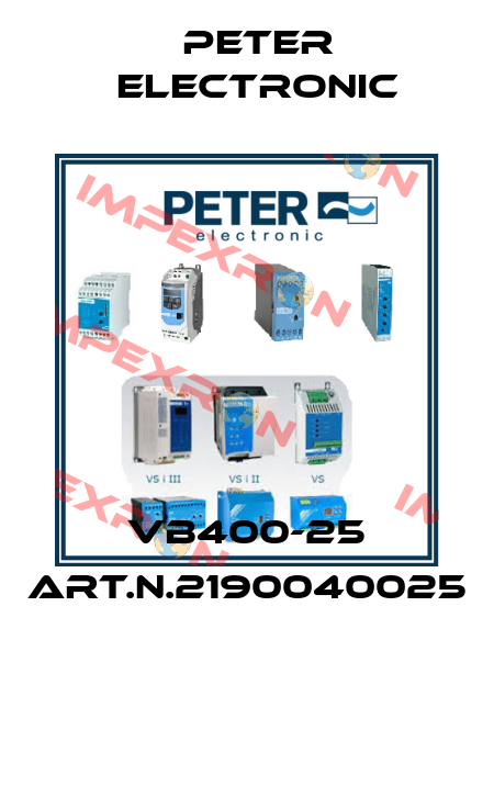 VB400-25 Art.N.2190040025     Peter Electronic