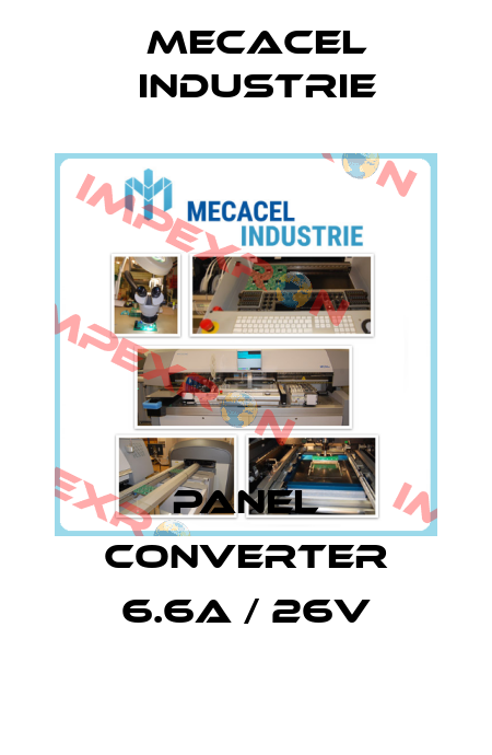 Panel converter 6.6A / 26V Mecacel Industrie