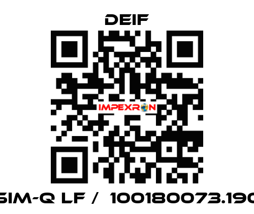 SIM-Q LF /  100180073.190 Deif