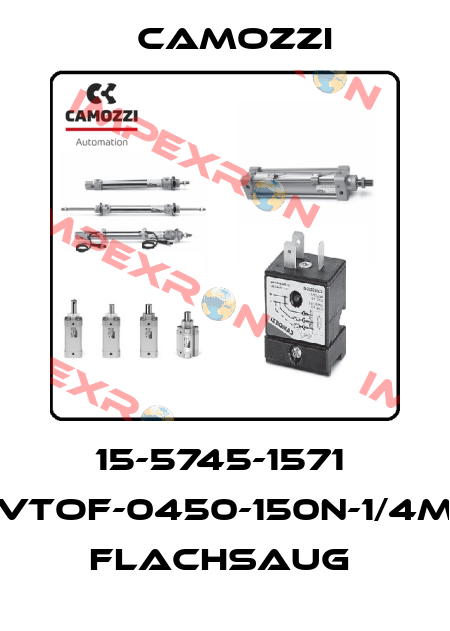15-5745-1571  VTOF-0450-150N-1/4M  FLACHSAUG  Camozzi