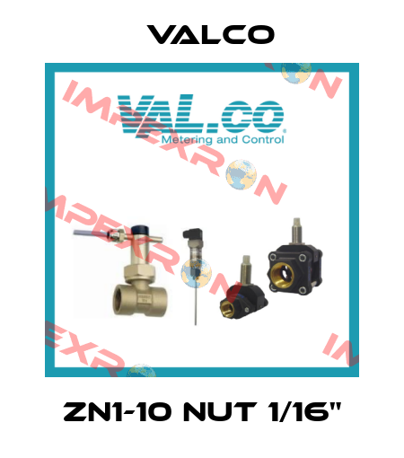 ZN1-10 Nut 1/16" Valco