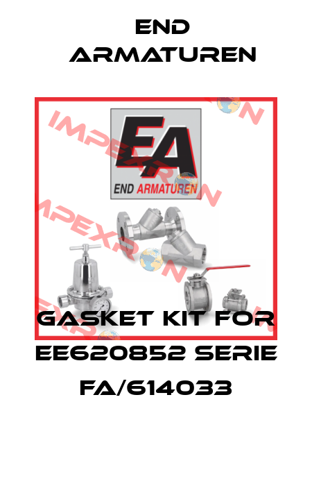 Gasket kit for EE620852 serie FA/614033 End Armaturen