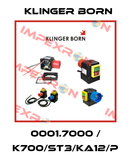 0001.7000 / K700/ST3/KA12/P Klinger Born