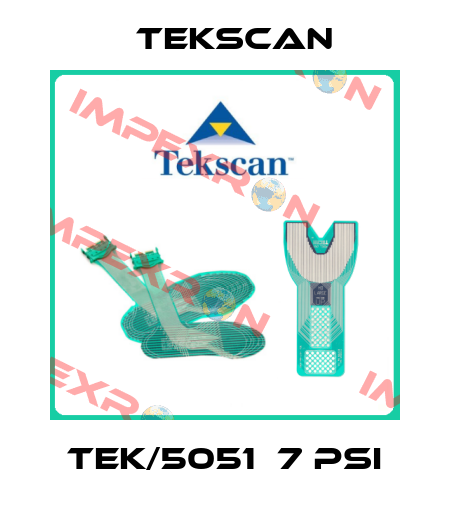 TEK/5051  7 psi Tekscan
