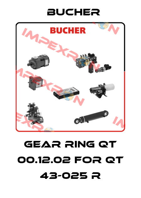 gear ring QT 00.12.02 for QT 43-025 R Bucher