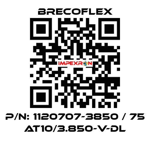 P/N: 1120707-3850 / 75 AT10/3.850-V-DL Brecoflex