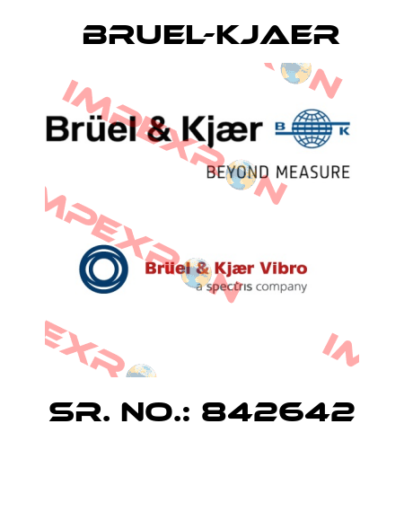 SR. NO.: 842642  Bruel-Kjaer