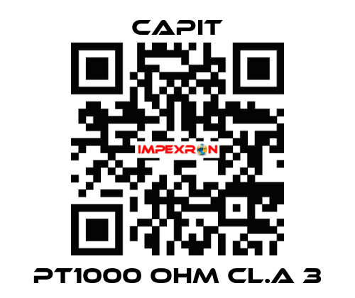 PT1000 OHM CL.A 3 Capit