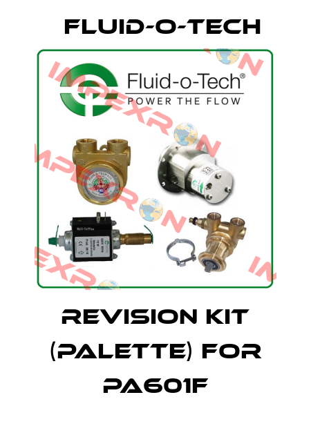 Revision kit (palette) for PA601F Fluid-O-Tech