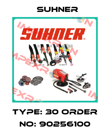 Type: 30 ORDER NO: 90256100 Suhner