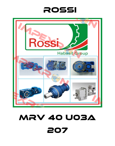 MRV 40 U03A 207 Rossi