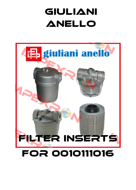 filter inserts for 0010111016 Giuliani Anello