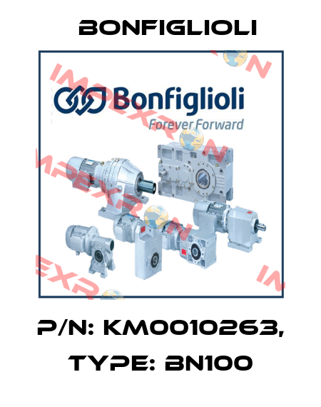 P/N: KM0010263, Type: BN100 Bonfiglioli