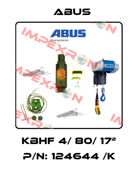 KBHF 4/ 80/ 17² P/N: 124644 /K Abus