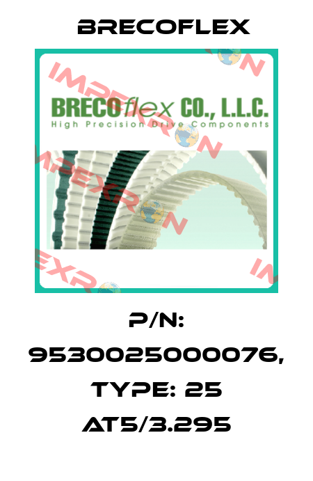 P/N: 9530025000076, Type: 25 AT5/3.295 Brecoflex
