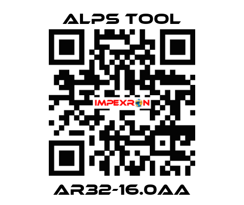 AR32-16.0AA ALPS TOOL