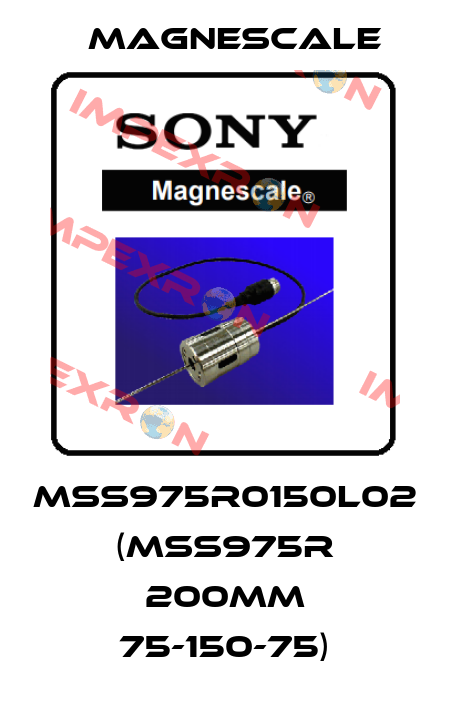 MSS975R0150L02 (MSS975R 200mm 75-150-75) Magnescale
