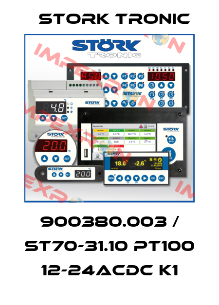 900380.003 / ST70-31.10 PT100 12-24ACDC K1 Stork tronic