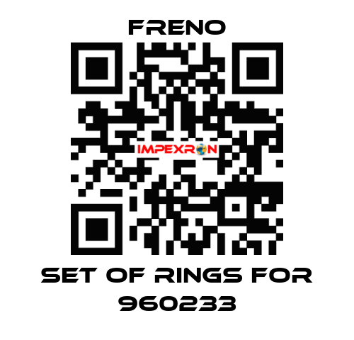 Set of rings for 960233 Freno