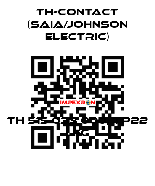 TH 515 033 000, TP22 LFC TH-Contact (Saia/Johnson Electric)