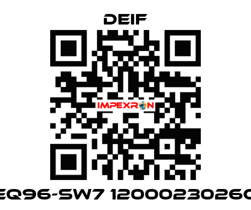 EQ96-SW7 1200023026C Deif