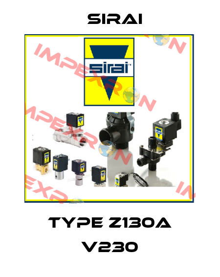 Type Z130A V230 Sirai