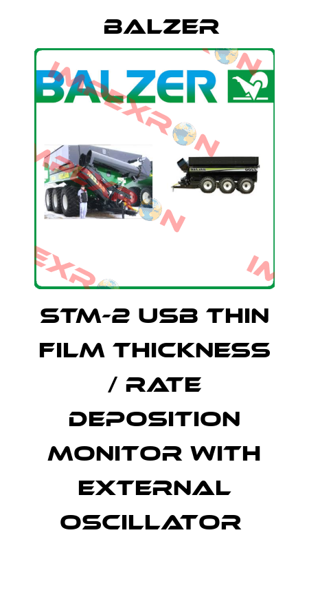 STM-2 USB THIN FILM THICKNESS / RATE DEPOSITION MONITOR WITH EXTERNAL OSCILLATOR  Balzer