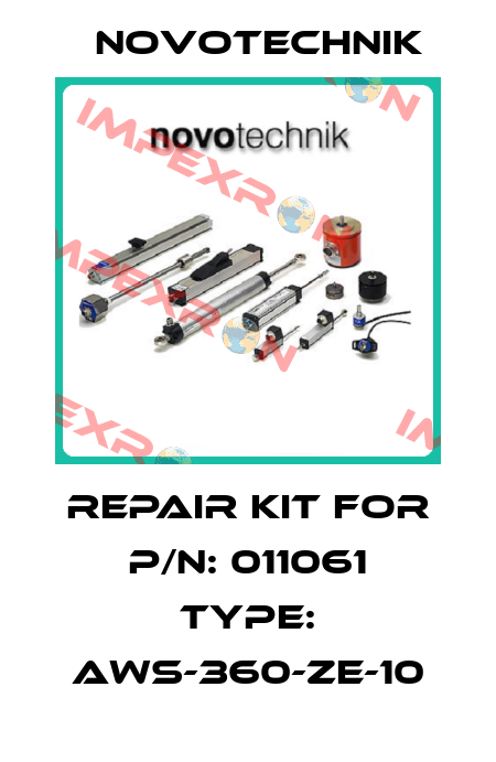 Repair kit for P/N: 011061 Type: AWS-360-ZE-10 Novotechnik