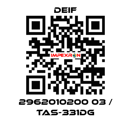 2962010200 03 / TAS-331DG Deif