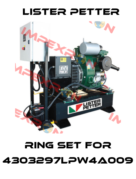 ring set for 4303297LPW4A009 Lister Petter