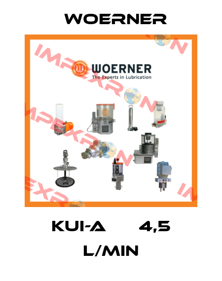 KUI-A      4,5 L/MIN Woerner