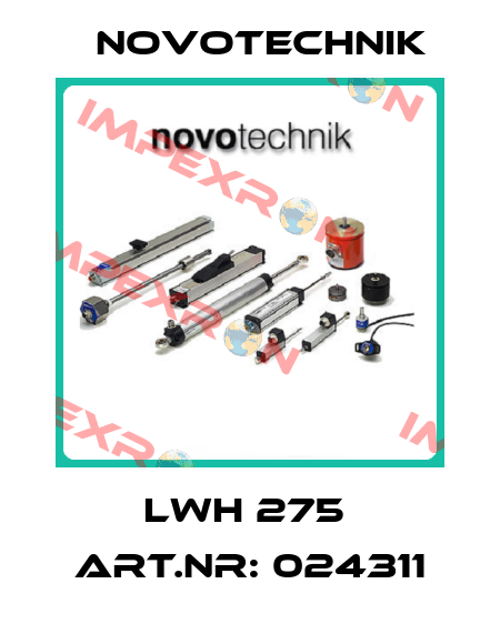 LWH 275  Art.Nr: 024311 Novotechnik
